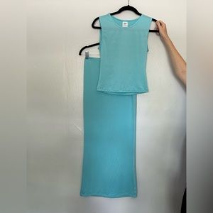 VDM Charlotte Blue Tank & Skirt Set